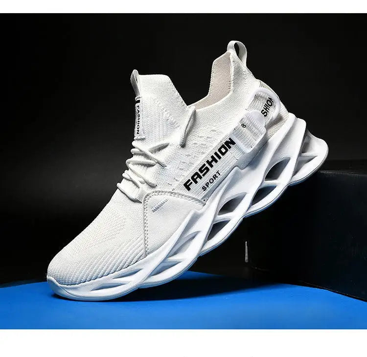 Modieuze paarse casual sneakers in de aanbieding voor dames en heren – Blade hardloopschoenen, grote maat 48, lichte ademende sportschoenen voor heren, mesh sneaker