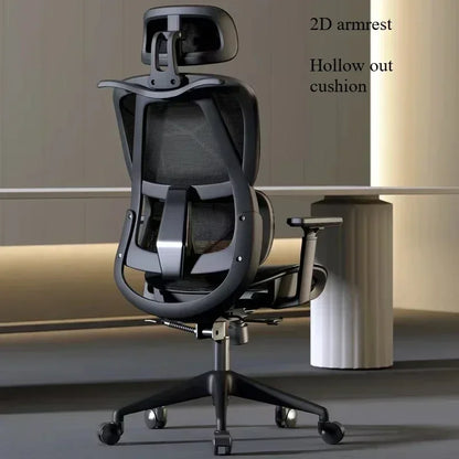Gaming Chair Office Desk Ergonomic Computer Adjustable Armrests 3D Headrest Chair Lift Chair Back Can Tilt Back with Foot Pedals