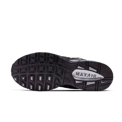 Nike Air Max Torch 4 Men's Low-Top Casual Running Shoes – Black/Silver, Lace-Up, Cushioned Sole, Breathable & Tough 343846-002