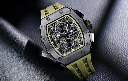 Orologio da uomo TSAR BOMBA New TB8204, cronografo al quarzo giapponese, impermeabile 50M, stile sportivo fashion, orologio da polso di lusso, regalo da uomo