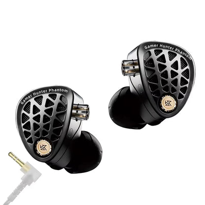 KZ Phantom HIFI In-Ear Gaming Earphone 4-Speed Custom Tuning Switch DSP Game Sound Card For PC Wired Headphones Gifts
