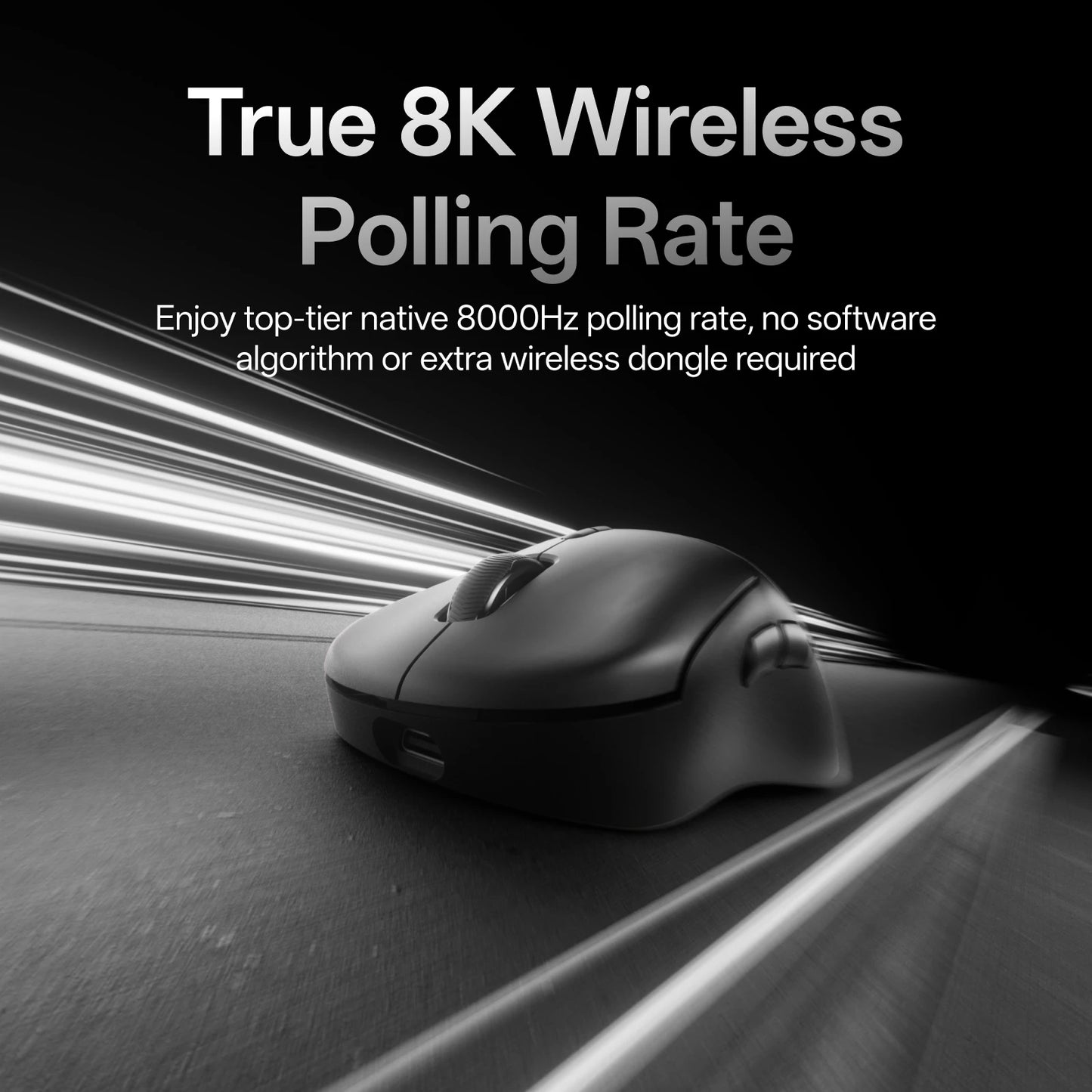 Rapoo VT3Pro GEN-1 Wireless Gaming Mouse 59g Lightweight 8KHz Polling Rate 26000DPI 9 Programmable Buttons Optical Sensor