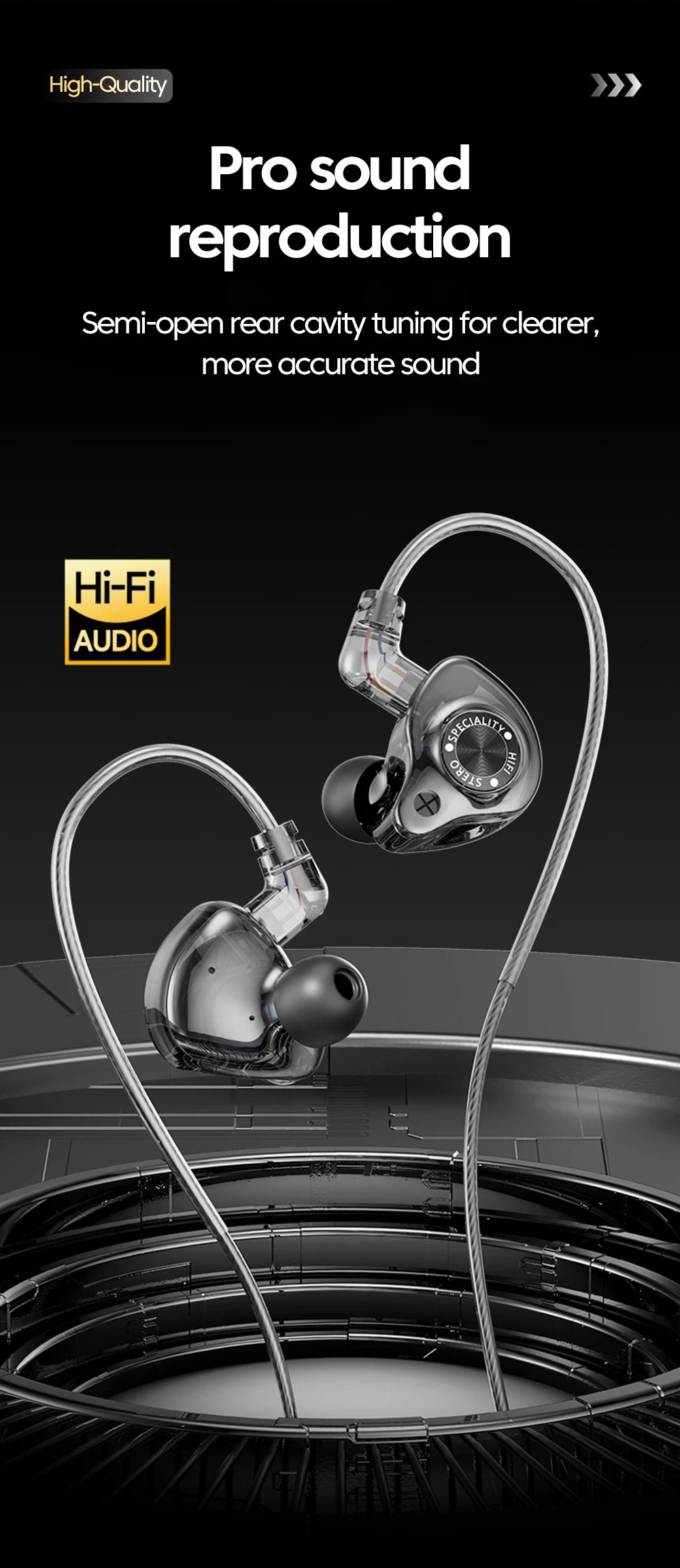 Original 15D Super Bass In Ear Headphone With Mic 3.5mm AUX/Type-C Digital Chip Headset For iPhone 17 Huawei Xiaomi Android