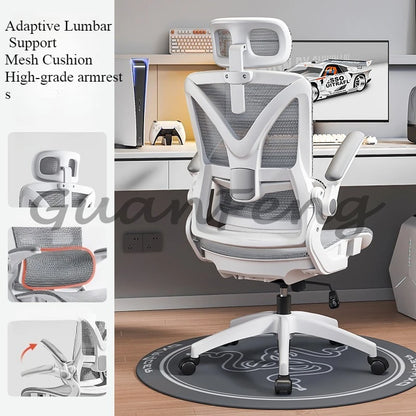 Adjustable Breathable Mesh High Density Sponge Seat Ergonomic Gaming Chair 3D Lumbar Support Racing Swivel