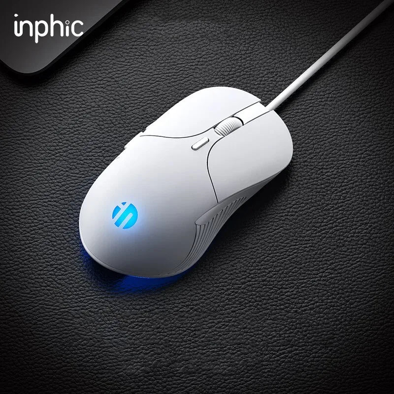 INPHIC B1 USB Wired Mouse Silent Office Gaming Mouse for PC and Laptops