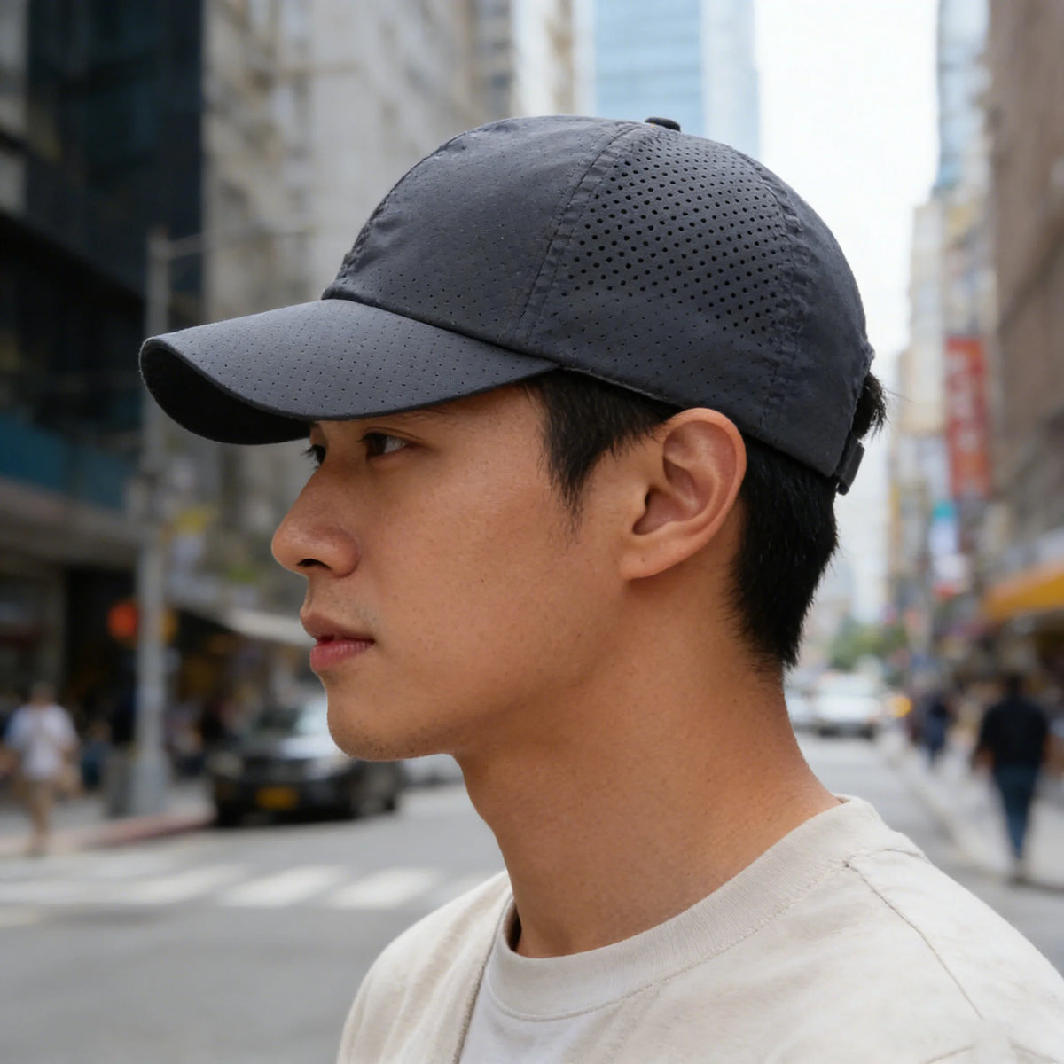Cappellino da uomo primavera-estate in rete a tinta unita, cappellino da baseball da donna autunnale, edizione coreana, cappellino parasole in rete traspirante con visiera