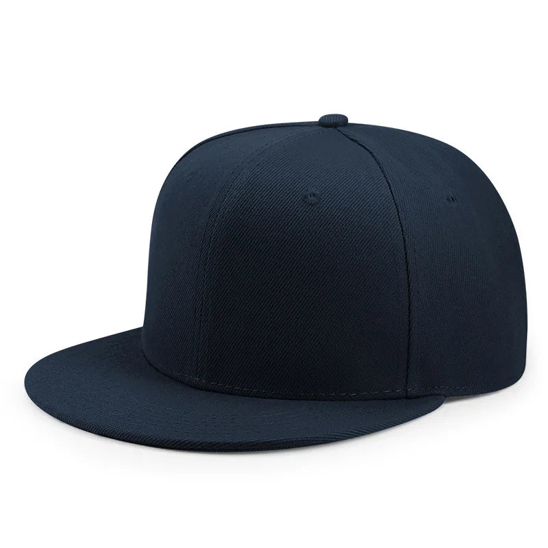 Custom Print Embroidery Logo Flat-brimmed baseball cap Unisex Outdoor Hat Hip Hop Dad Hat Gorras Hombre Street Snapback Hat