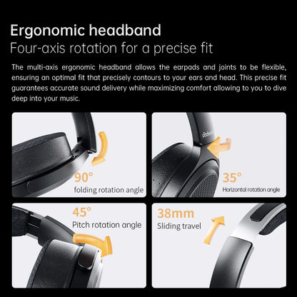 FiiO JT7 Over-Ear Planar Magnetic Audiophile Headphones with 95x86mm Planar Driver design,Adjustable Headband,4.4mm/3.5mm Cable