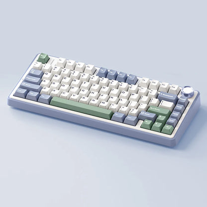 Original AULA F75 RGB LED Light PC Custom Bluetooth Wireless 2.4G Type-C Wired Gaming Mechanical Switch 75% Keyboard 82 Keys wit