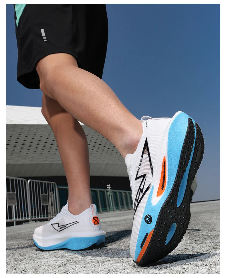 Running Shoes Carbon Board Specialty Marathon Men Sports Breathable Lightweight Women's Comfortable Nonskid Chunta Sneakers