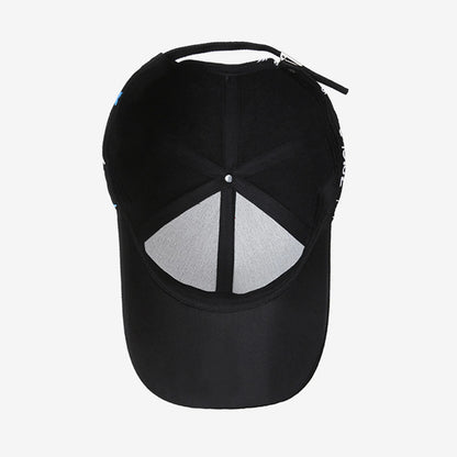Graffiti Print Baseball Cap Adjustable Sun Protection Breathable Hat for Outdoor Activities Fishing Camping