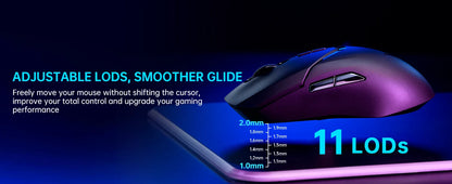 Rapoo VT9PRO Wireless Gaming Mouse Esports Grade 68g Ultra-Light 26000DPI 8 Buttons Optical PAW3398 Computer Mouse For Laptop PC