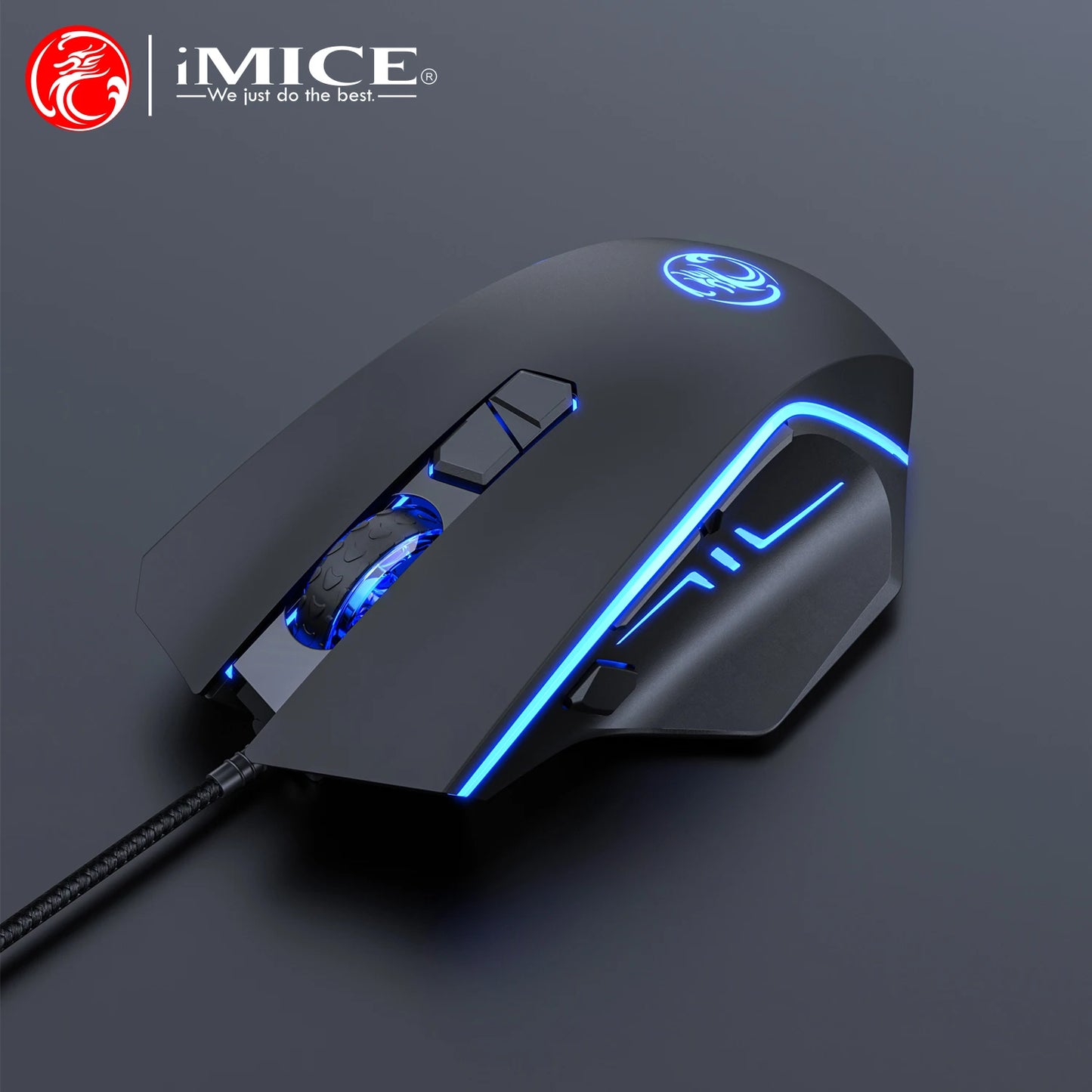 USB Wired Gaming Mouse,RGB Backlit Computer Mice,8 Keys 7200 DPI High Precision Optical Mouse For Office Laptop Home Computer