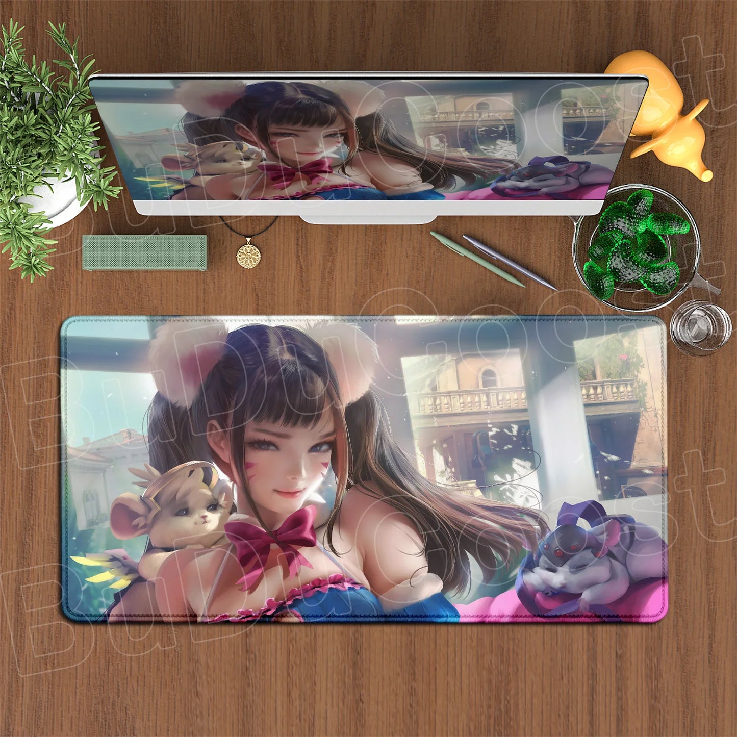 Large XXL DIY Cool  Overwatch Mouse Pad Keyboard Table Gaming Accessories Non-Slip Rubber Edge locking spped Laptop Rug desk Mat
