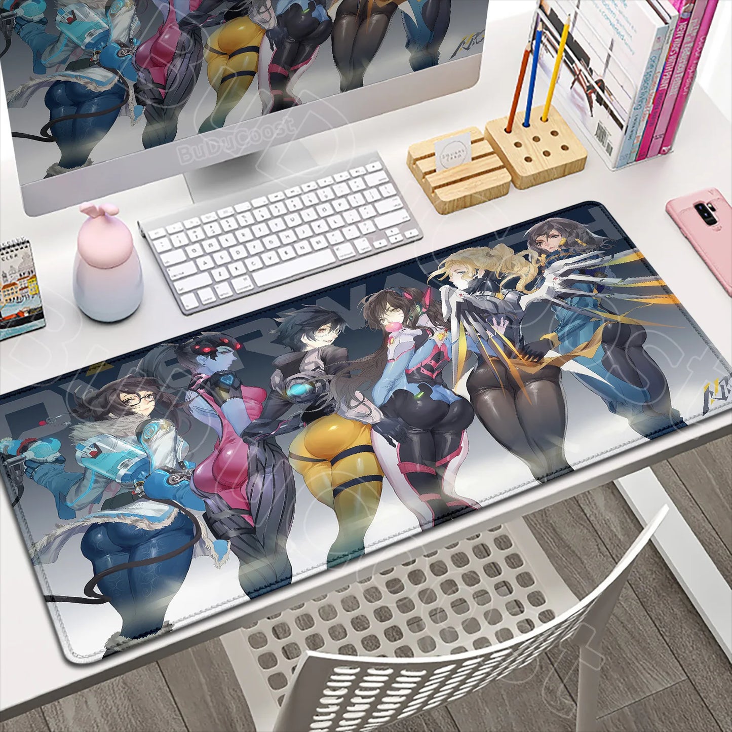 Large XXL DIY Cool  Overwatch Mouse Pad Keyboard Table Gaming Accessories Non-Slip Rubber Edge locking spped Laptop Rug desk Mat