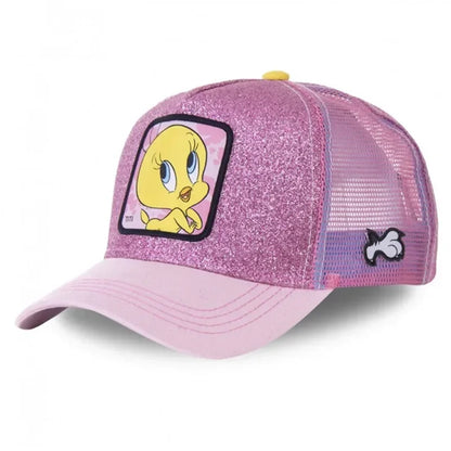 Casquette unisexe anime/dessin animé avec écusson brodé, casquette de baseball, casquette de camionneur, casquettes en maille, chapeau de soleil