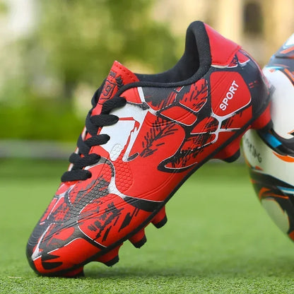 New Men Kids Professional Soccer Shoes Boys Cleats Non-Slip Grass Football Boots Adult Ultralight Training Shoes Drop Shipping
