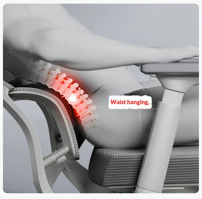 Mesh Office Chair Ergonomic Adjustable Lumbar Swivel Reclining Headrest Rolling Casters Home Office Office Chair Gaming Chair