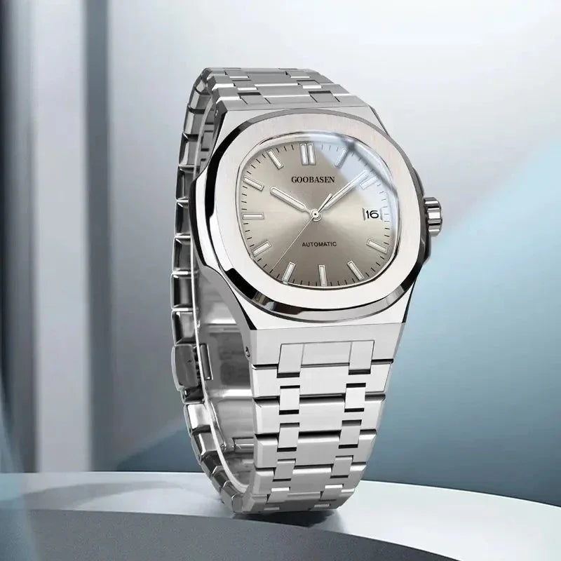 New 2025 Men's Automatic Watch Luminous Man Watches Steel Strap Waterproof Wristwatches Men's Luxury Brand Watch