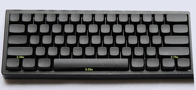 NPKC Blank XDA Keycaps Planck Preonic 61 75 87 108 Keyset Thick PBT Material for Cherry MX Mechanical Keyboard
