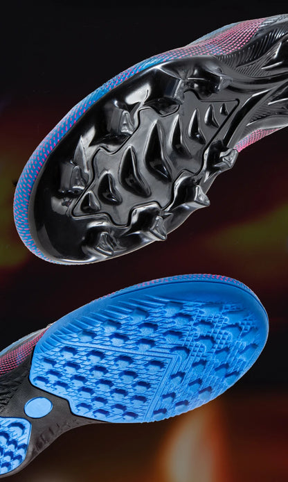 Chaussures de football pour hommes, crampons d'entraînement rapides pour terrain extérieur, chaussures de football à crampons pour terrain synthétique, baskets basses originales unisexes