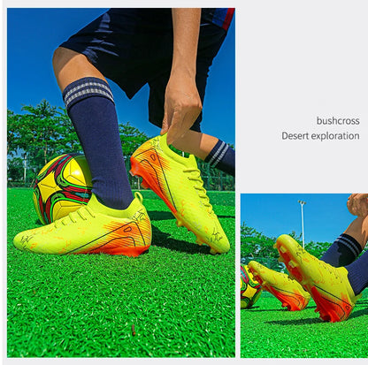 New Men's Soccer Shoes Top Quality Wholesale Cleats Football Boots Training Non-Slip Sneakers FG Drop Shipping Unisex Adult