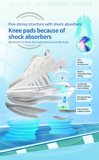 ONEMIX Running Shoes for Men Outdoor Fitness Sport Shoes Anti-skid Cushioning Ultra-Light Support Comfort Man Trainers Sneakers