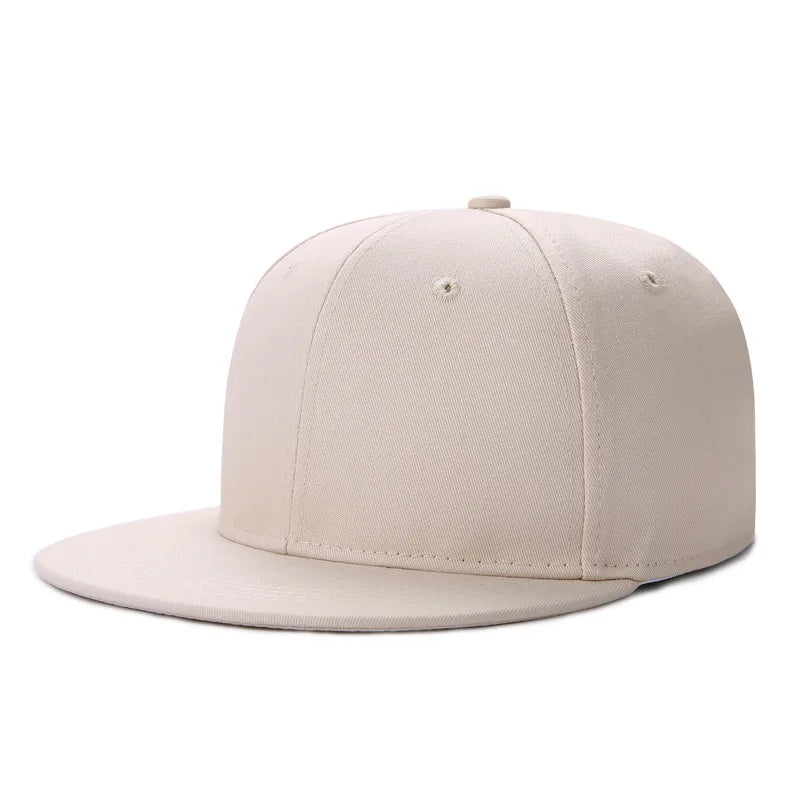 Engros 40 farver Justerbare flade snapback-kasketter med skygge Dame Mode Polyester Enfarvet baseballkasket Herre Hiphop Blank Sportskasket