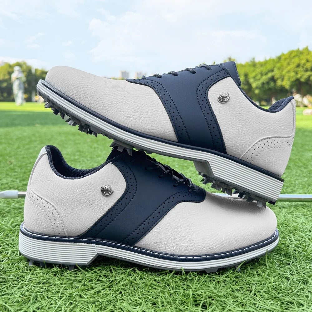 New Men Golf Shoes, Professional Golfers Shoes, Waterproof Comfortable Golf Footwear, Non-Slip
