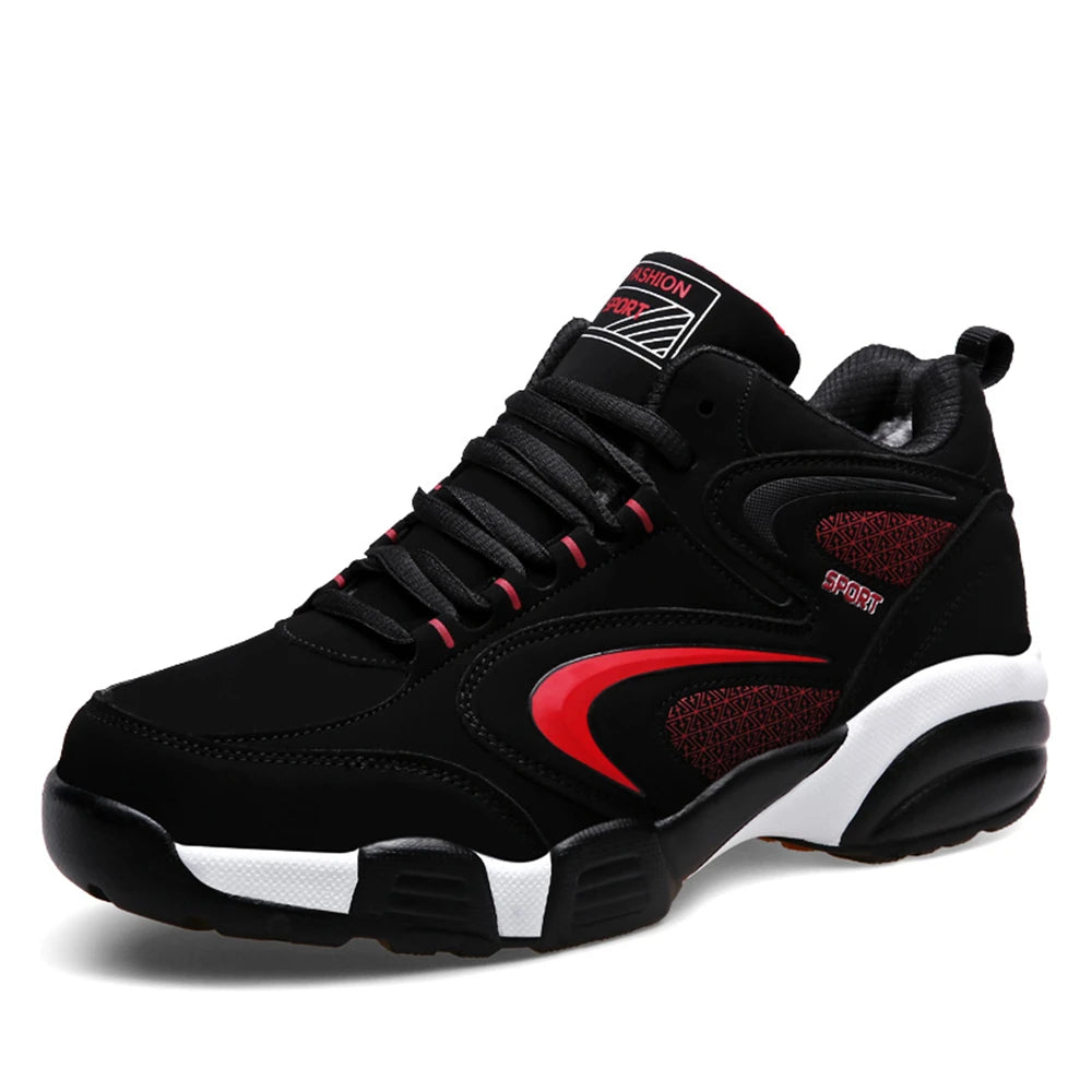 Модерни мъжки маратонки в голям размер с цветни блокове, удобни, неплъзгащи се, с връзки, ежедневни и издръжливи обувки за мъжки дейности на открито