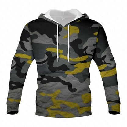 Camouflage Hoodies Men 2023 Spring Mens Military Hooded Sweatshirts Hoodie Male Street Hoody Army Green Sweatshirt Hip Hop S-4XL