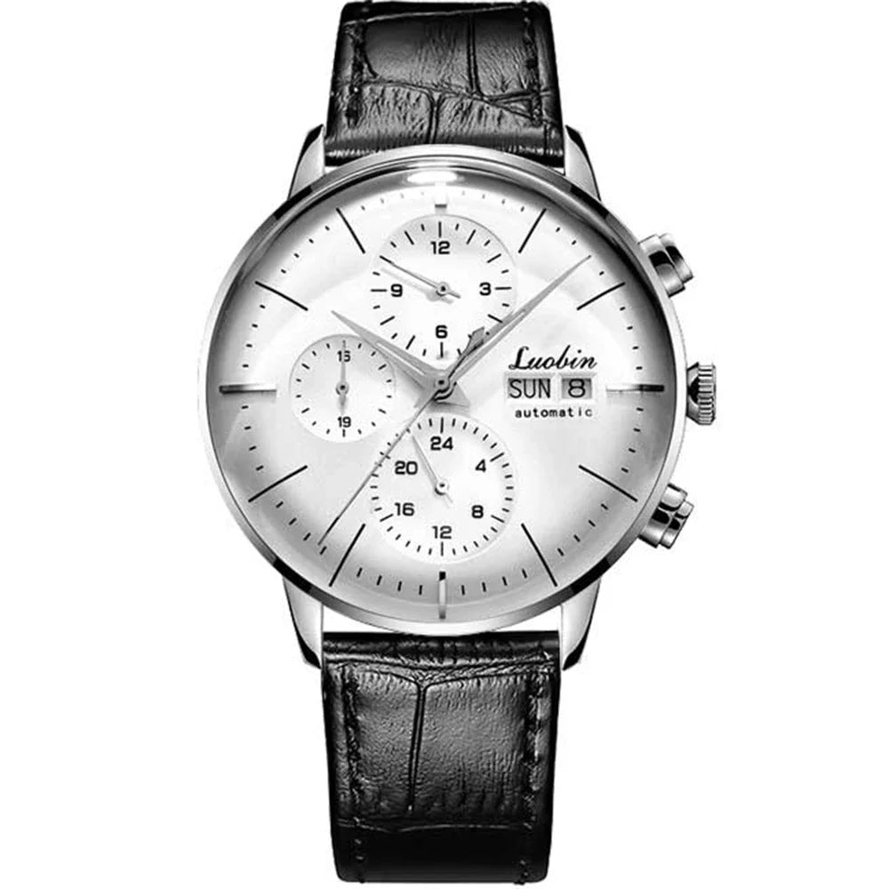 Luxury Men Watch Automatic Mechanical Watches Self Winding Business Stainless Steel Luminous Wristwatch Relojes Para Hombre 2020