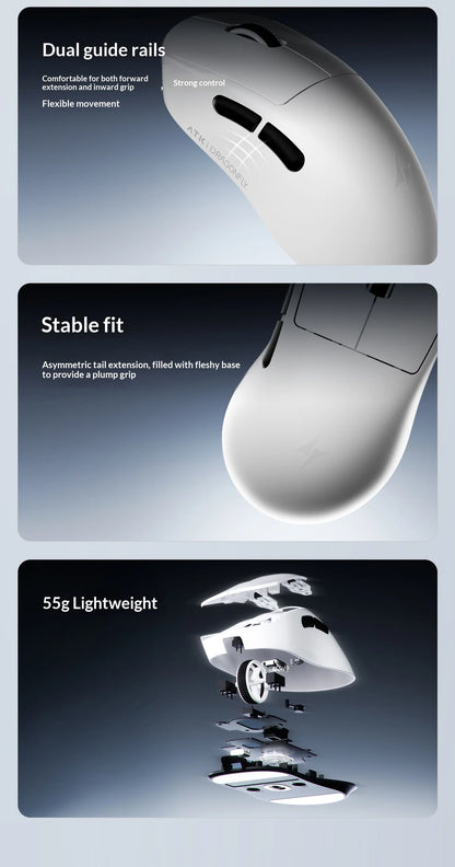 ATK Dragonfly Y9 Wireless Gaming Mouse PAW3950 Ultra Nordic54L15 8Khz High Performance for Computer Office Use Mouse Accessories