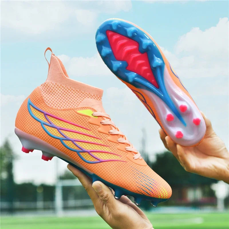 Scarpe da calcio professionali da uomo, sneakers sportive outdoor, scarpe da calcio per adulti, tacchetti da calcetto Society, ultraleggere per allenamento calcistico