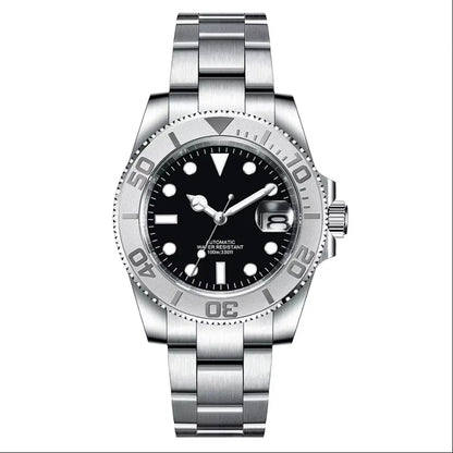 DIY Custom Automatic Watch Logo for Men High Quality NH35 Diving Mechanical Watches Sapphire Waterproof Ceramic Bezel 120 Click