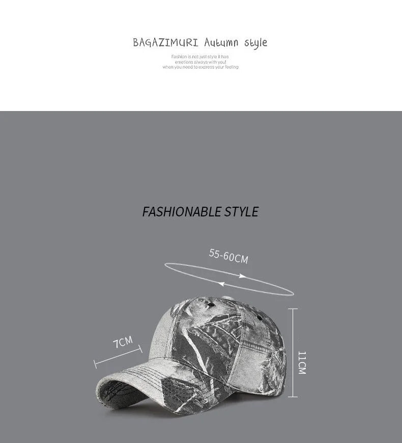 Mode Femmes Hommes Casquette de baseball en coton délavé pour homme et femme, style rétro, toutes saisons, sports de plein air, casquette snapback pour femmes et hommes