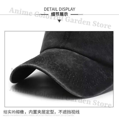 Anime Sonics Baseball Cap for Men Women Cartoon Fashion Peaked Caps Adults Summer Good-looking Sunscreen Hats Hip Hop Hat Gift