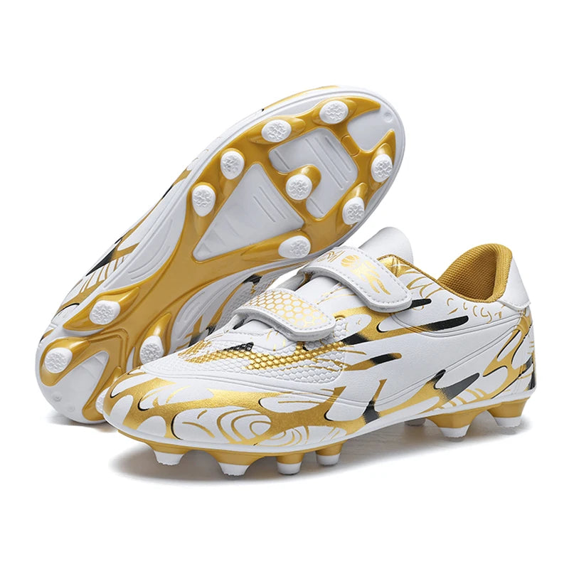 Kinder-Fußballschuhe für die Schule, professionelle Fußballstollen für Rasen, Trainings-Sportschuhe für Jungen, Outdoor- und Futsal-Fußballschuhe 28-38