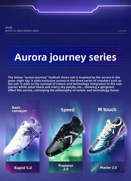 Zapatillas de fútbol para adulto Kelme MG con tacos cortos, botas de entrenamiento para hombre, calzado de fútbol profesional para competición en césped