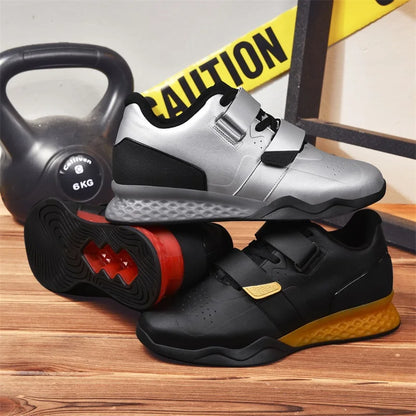 Weightlifting Shoes Professional  Men Women Powerlifting Squat Training Hard Sole Gym Shoes with Stable Heel Non Slip Design