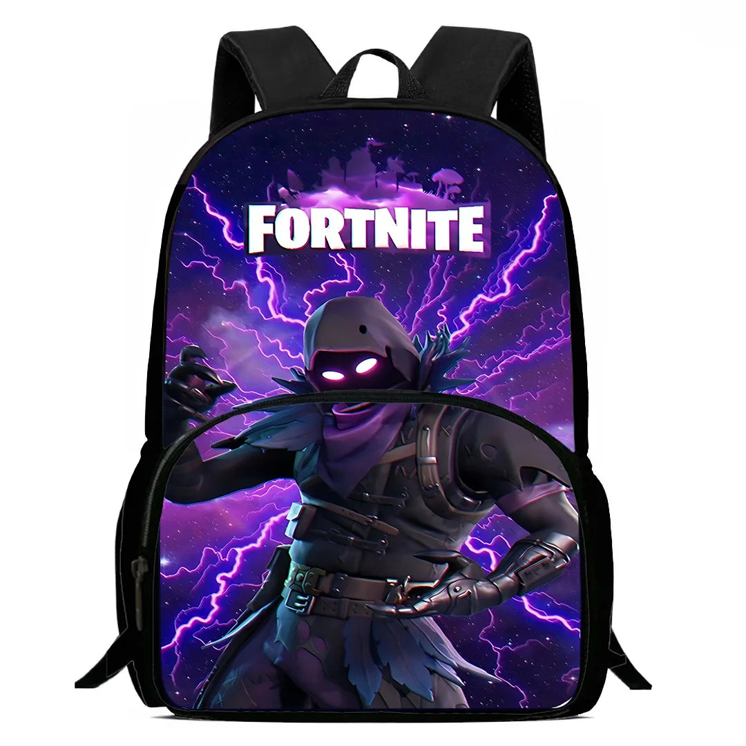 Kinderrucksäcke mit angesagtem Game-Design, Umhängetasche und Federmäppchen F-FortniteS, Schulrucksäcke mit großem Fassungsvermögen für Jungen und Mädchen, ideales Geschenk