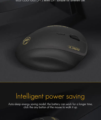 Gaming ABS Wireless Mouse Ergonomic Computer IMICE Mouse 2.4Ghz Gamer PC Optical Mouse With USB Receiver 1600 DPI For Laptop PC