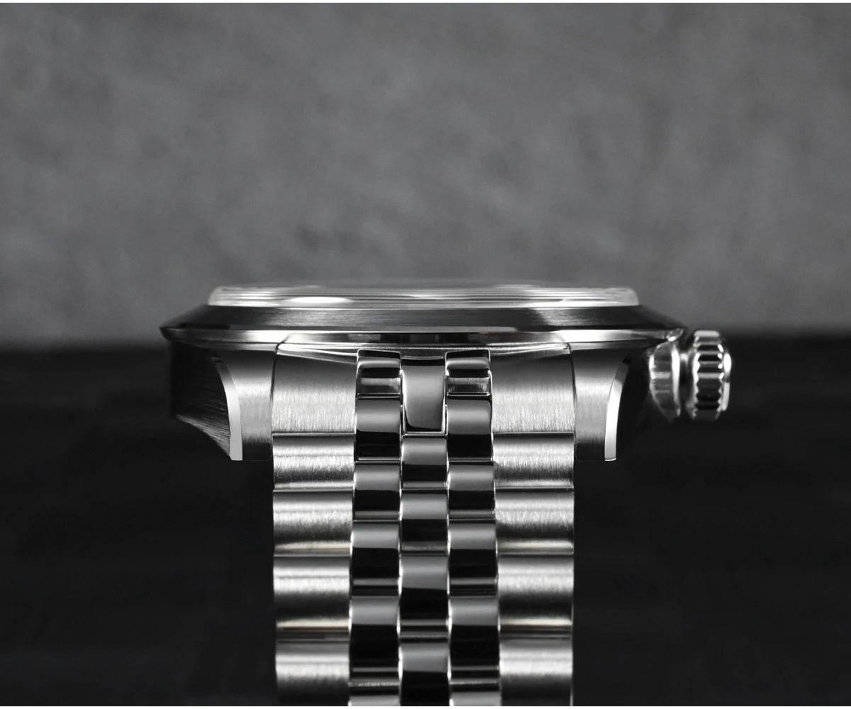 San Martin New 39mm Sport Watch Enamel Dial NH35 Automatic Mechanical Men Dress Watch Sapphire Waterproof 100m Luminous SN0053