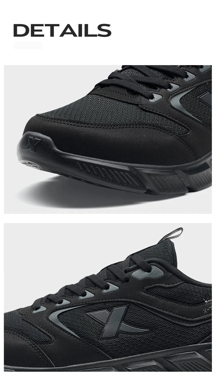 Zapatillas de running Xtep para hombre de verano, de malla transpirable, resistentes al desgaste, deportivas, ligeras, casuales juveniles, con amortiguación 875219110065