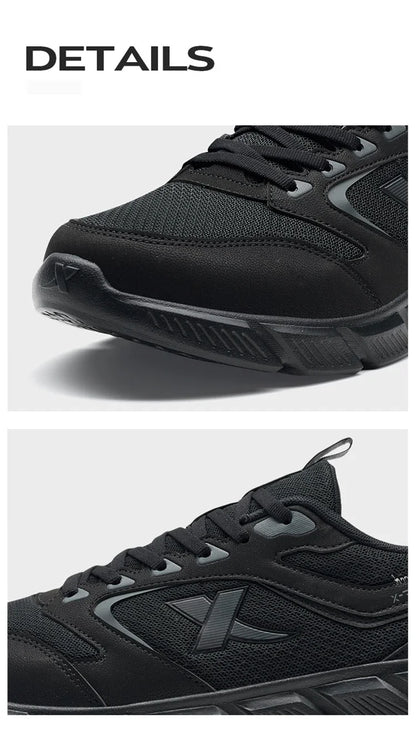 Zapatillas de running Xtep para hombre de verano, de malla transpirable, resistentes al desgaste, deportivas, ligeras, casuales juveniles, con amortiguación 875219110065