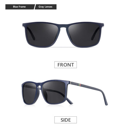 AOFLY sportglasögon för män – fashionabla och bekväma, fyrkantiga spegelglasögon, lätta glasögon för män och kvinnor, UV400