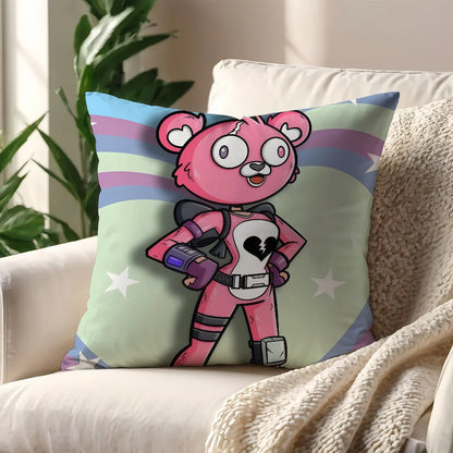 F-FORTNITE Cuddle Team Leader cushion cover For Pillow Printing Sofa Decoration Home CarRoom Coffee Shop Office NordicSimplicity