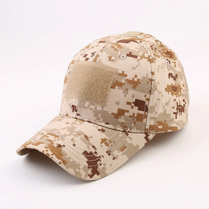 1 pz. Cappellini da baseball mimetici tattici da outdoor per soldati, da combattimento e paintball, cappellino regolabile, cappellini estivi con chiusura a scatto per uomo e donna
