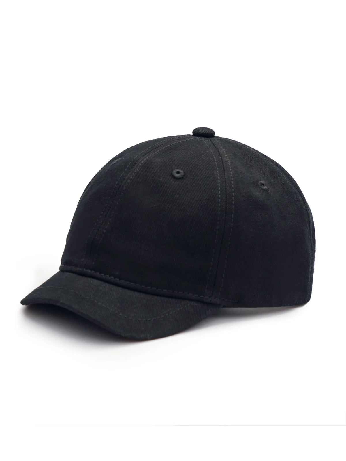 Baseballkasket i bomuld med kort skygge til mænd og kvinder, casual vintage-stil, justerbar „dad hat“ i trucker-stil, lavprofil-kasketter med nylonlukning