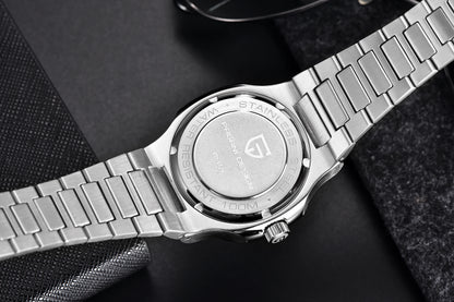 PAGANI DESIGN 2026 New Luxury Automatic Watch  Men Mechanical Wristwatch Stainless Steel Sapphire glass 40MM Barrel dial Watch